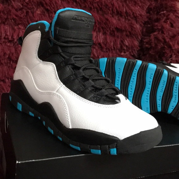 Air Jordan 10 Retro (GS) Powder Blue - Picture 2 of 5